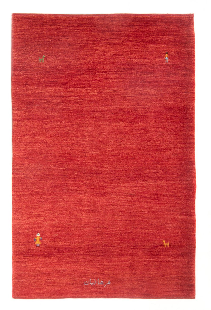 Gabbeh Rug - Perser - 196 x 128 cm - red