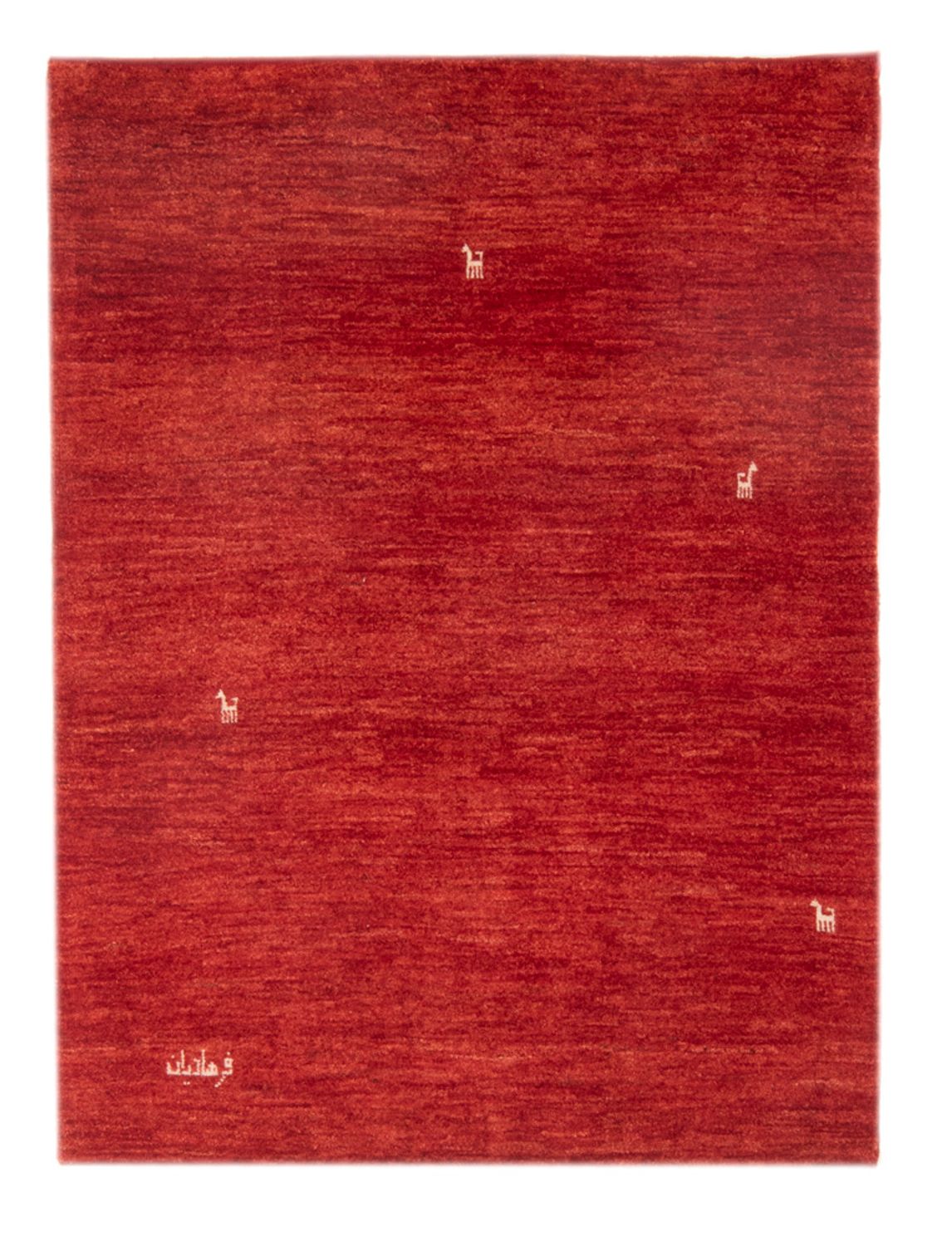 Gabbeh Rug - Perser - 145 x 101 cm - red