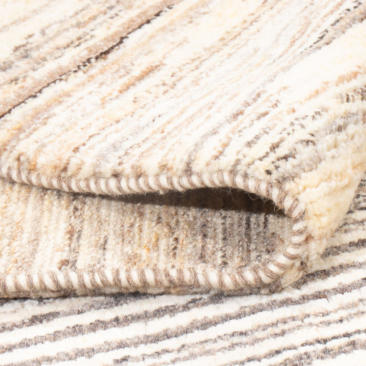 Gabbeh Rug - Perser - 140 x 97 cm - dark beige