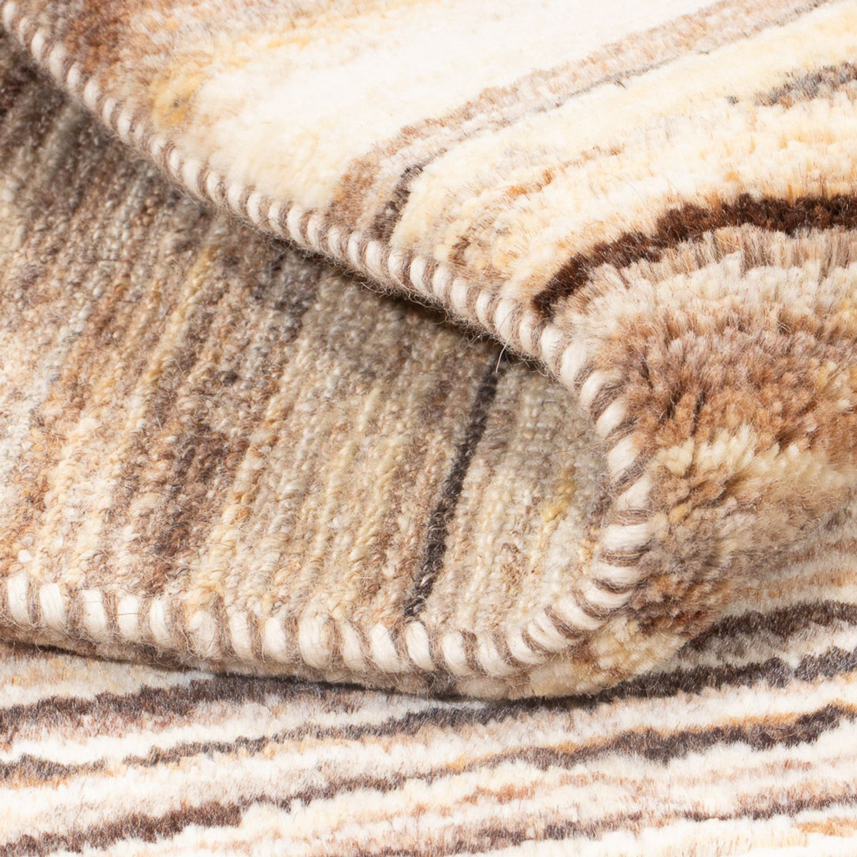 Gabbeh Rug - Perser - 146 x 106 cm - dark beige