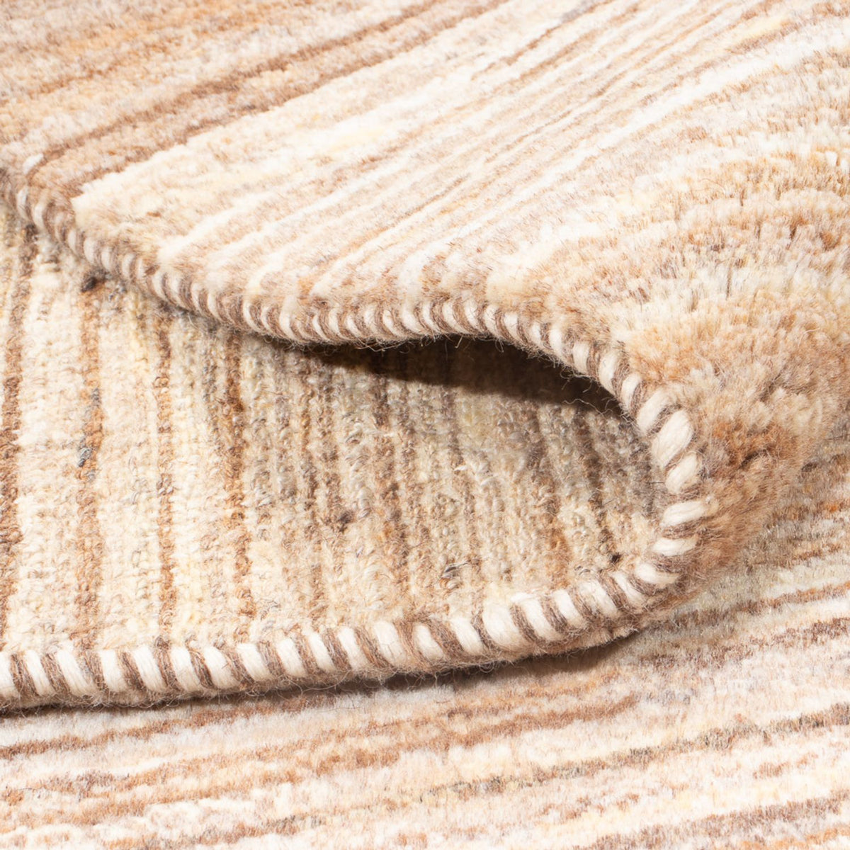 Gabbeh Rug - Perser - 145 x 104 cm - dark beige