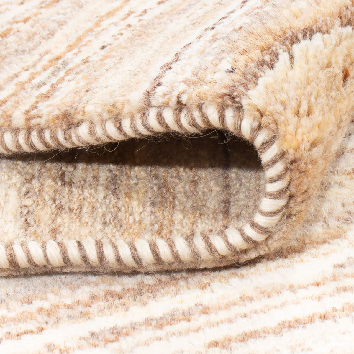 Gabbeh Rug - Perser - 143 x 94 cm - dark beige