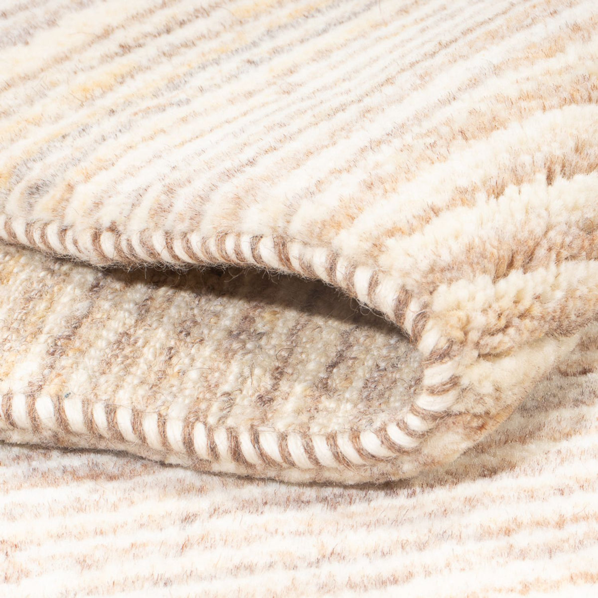 Gabbeh Rug - Perser square  - 157 x 140 cm - beige