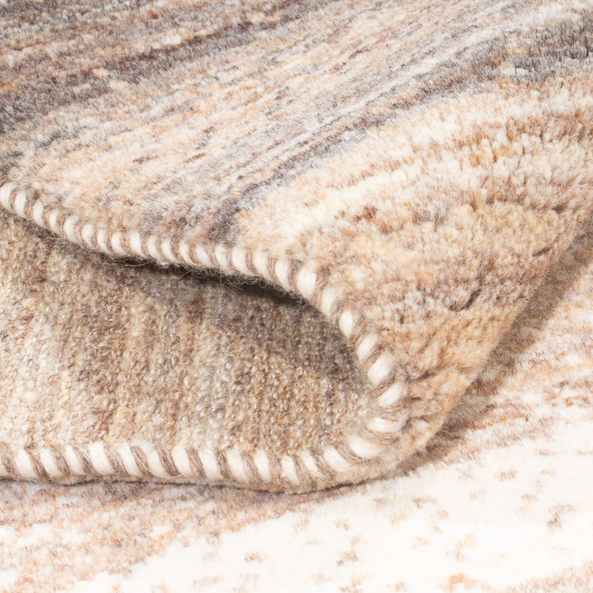 Runner Gabbeh Rug - Perser - 340 x 85 cm - natural