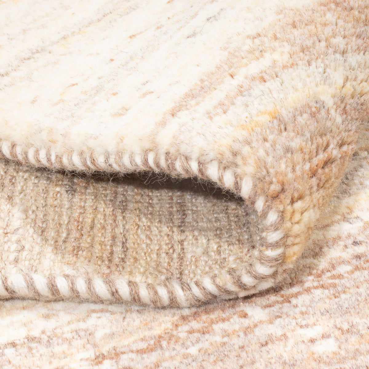 Runner Gabbeh Rug - Perser - 340 x 78 cm - natural