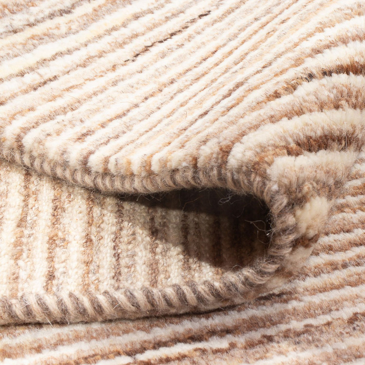 Gabbeh Rug - Perser - 143 x 100 cm - dark beige