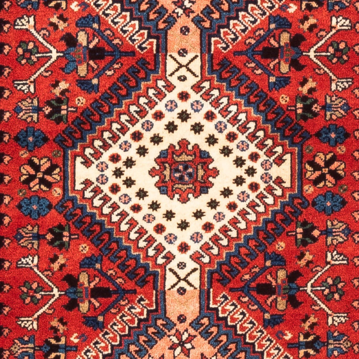 Runner Gabbeh Rug - Perser - 208 x 78 cm - red