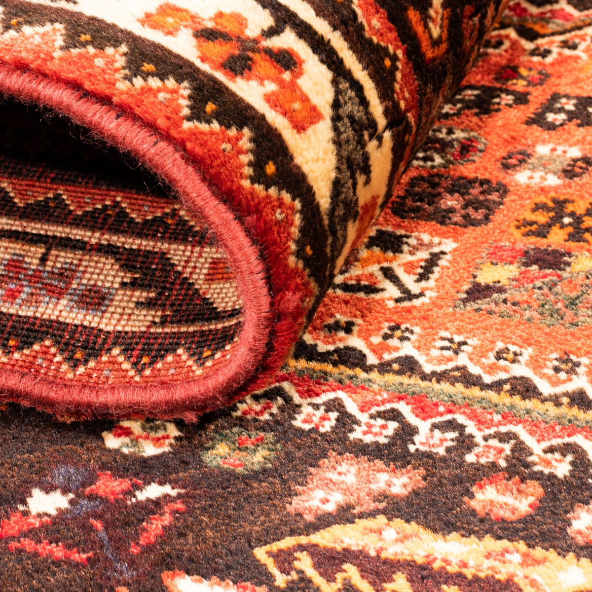 Perser Rug - Nomadic - 154 x 117 cm - light red