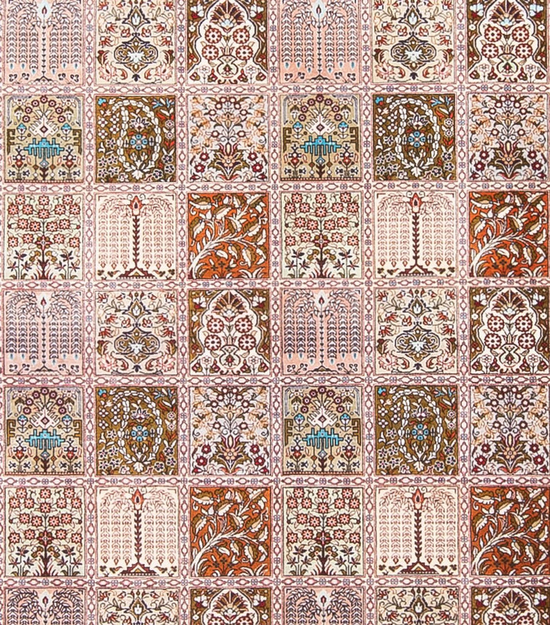 Silk Rug - Ghom Silk - Premium square  - 250 x 250 cm - multicolored