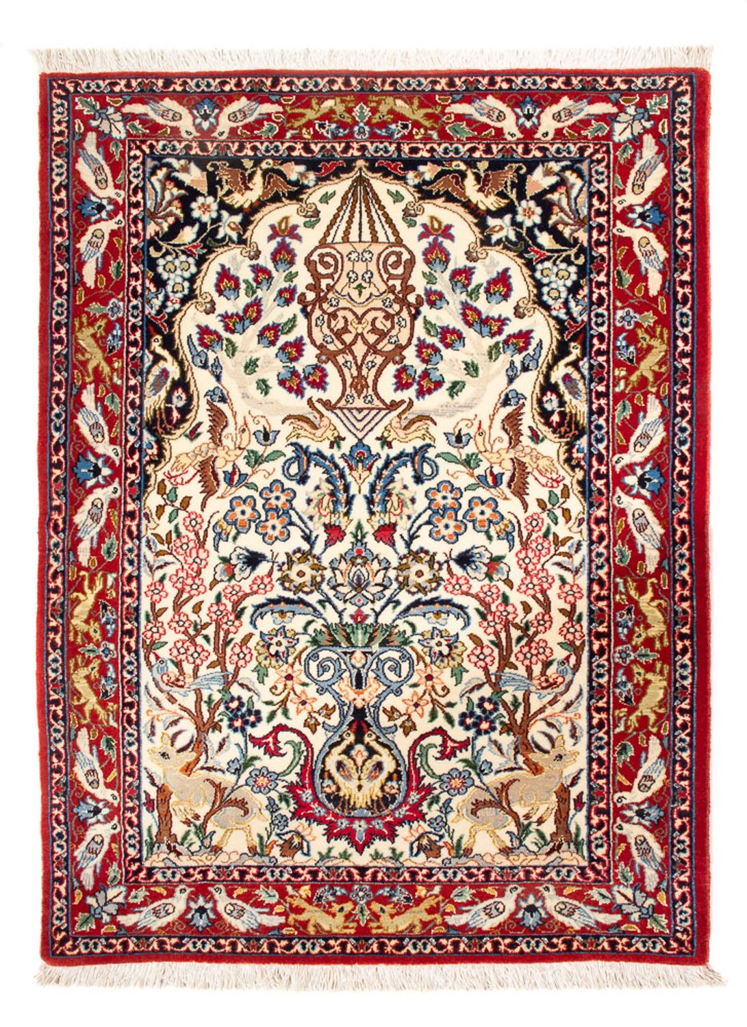 Perser Rug - Isfahan - Premium - 100 x 75 cm - cream
