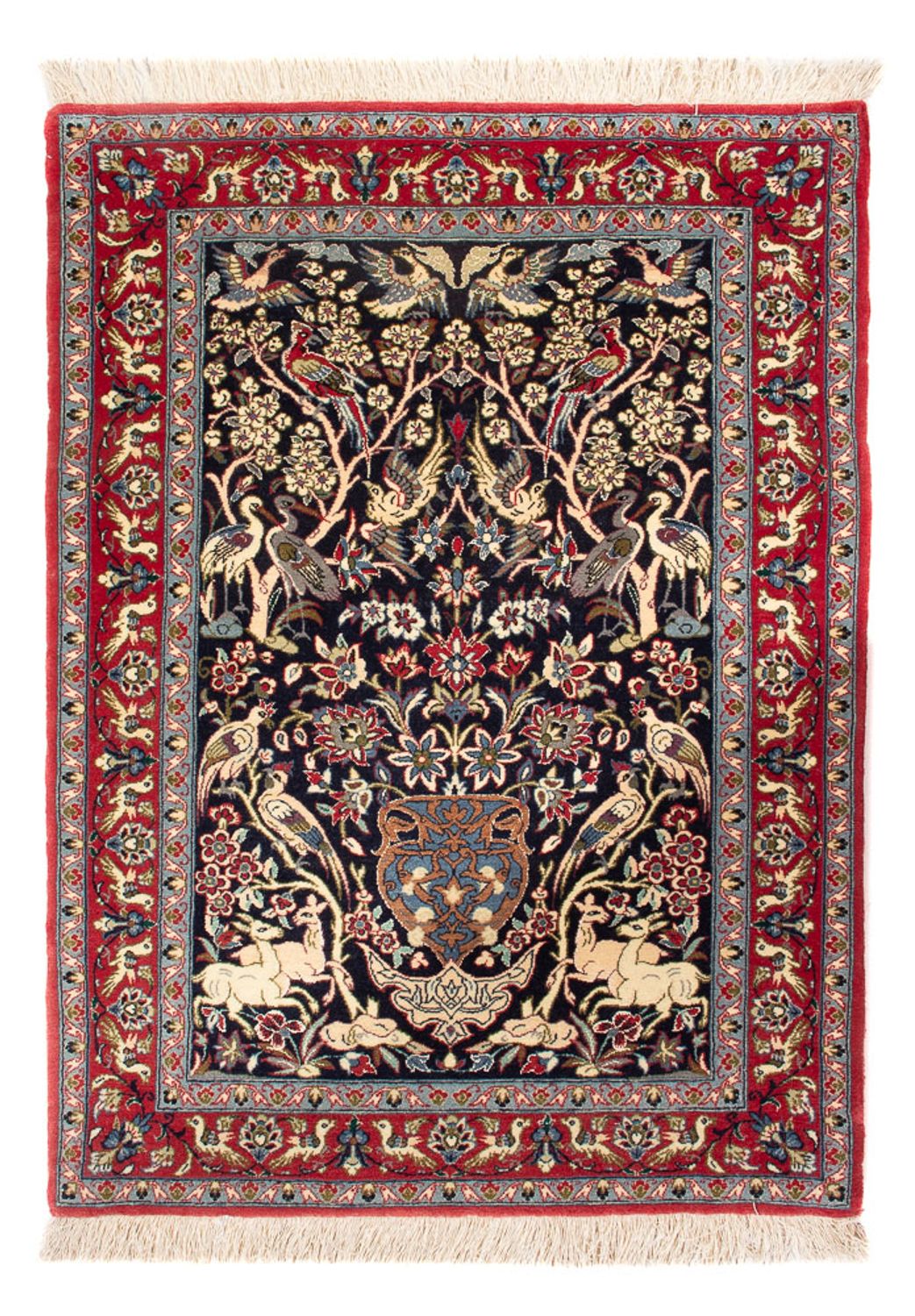 Perser Rug - Isfahan - Premium - 98 x 70 cm - dark blue