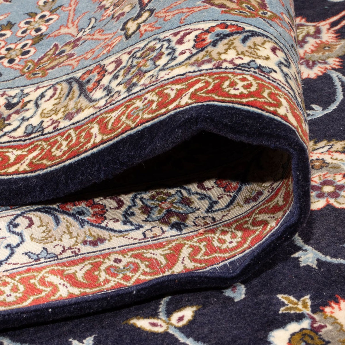 Perser Rug - Isfahan - Premium - 355 x 255 cm - dark blue