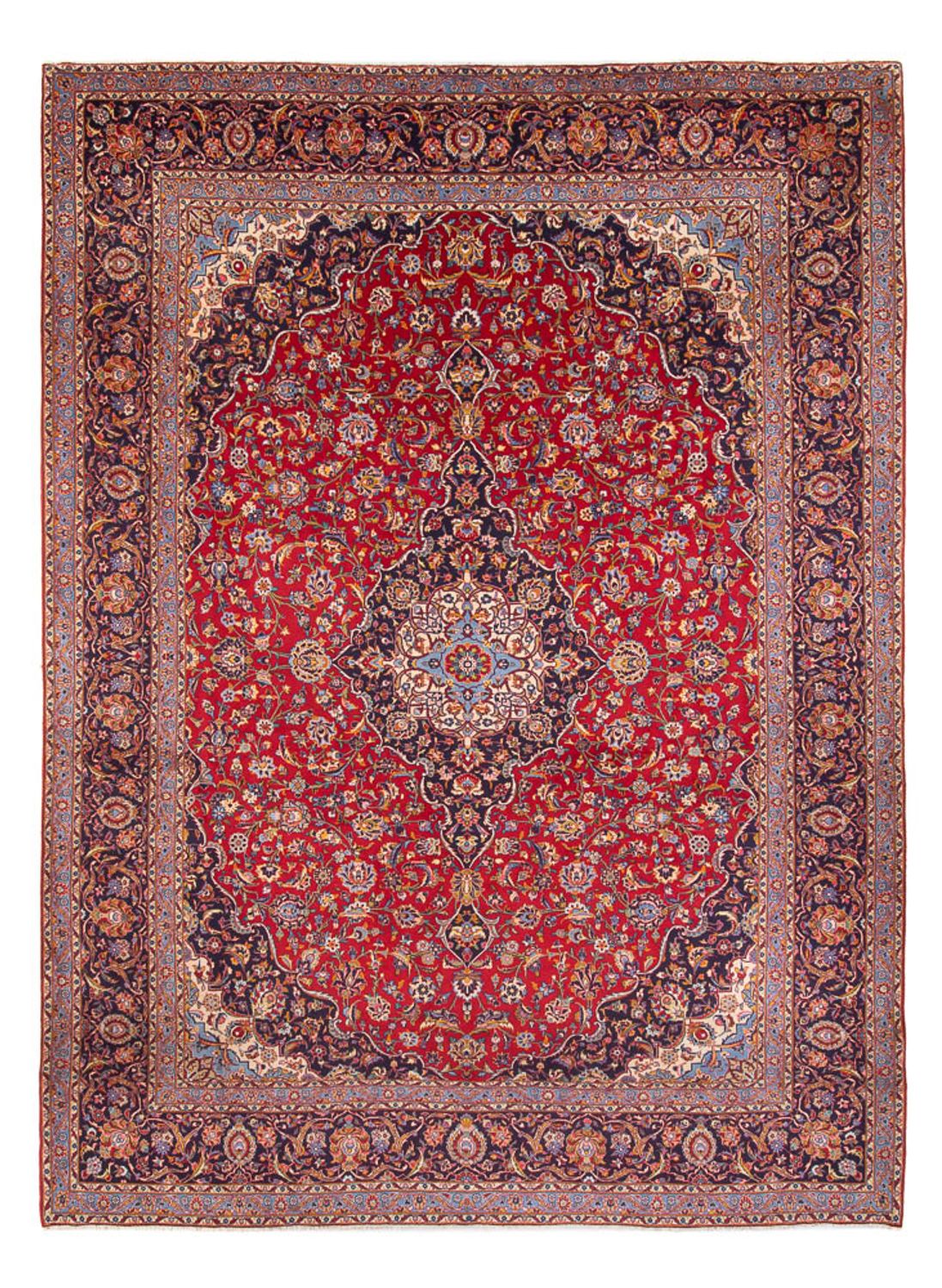 Perser Rug - Keshan - 417 x 300 cm - red