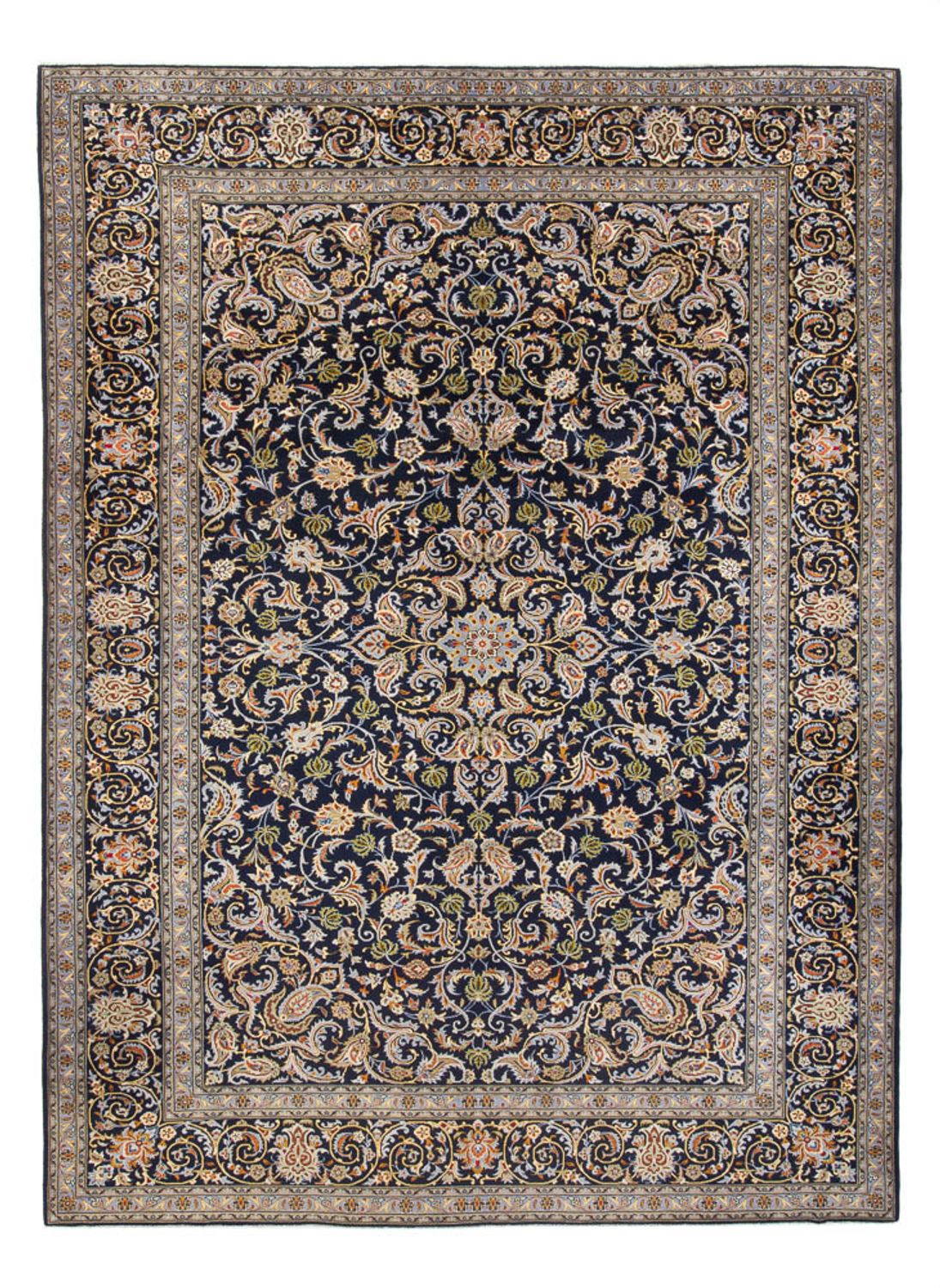 Perser Rug - Keshan - 417 x 293 cm - dark blue