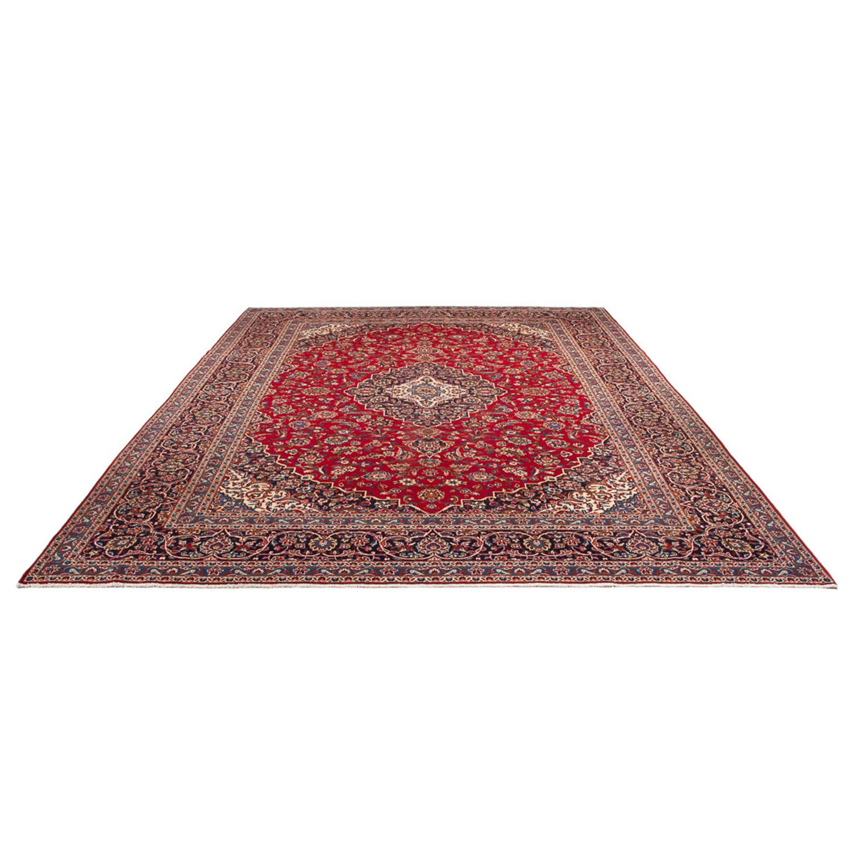 Perser Rug - Keshan - 388 x 297 cm - red