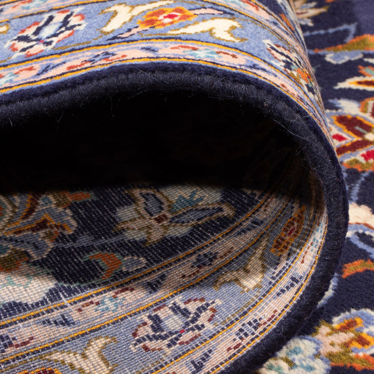 Perser Rug - Keshan - 395 x 292 cm - dark blue