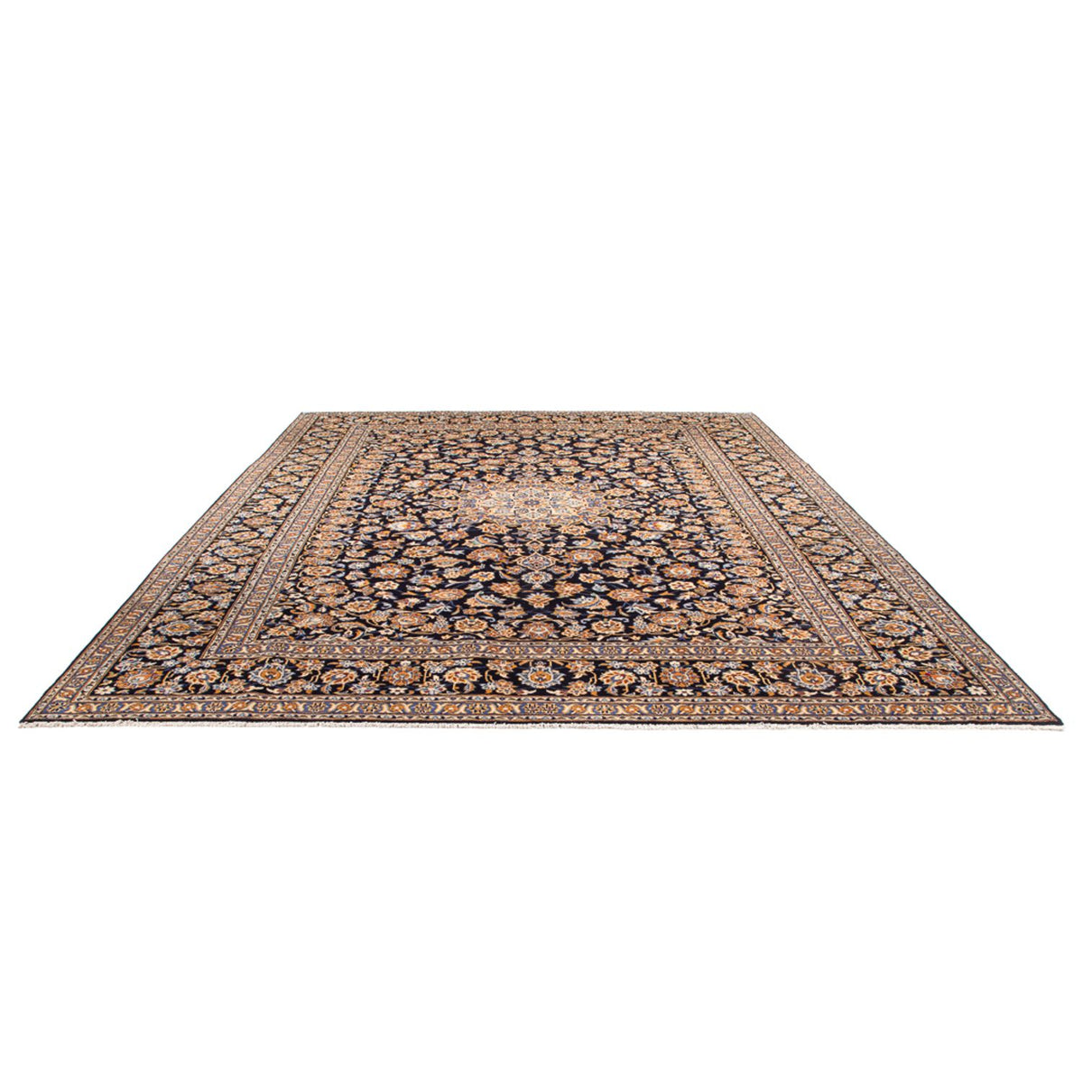Perser Rug - Keshan - 390 x 295 cm - dark blue