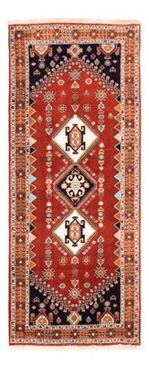 Runner Gabbeh Rug - Kashkuli Perser - 213 x 85 cm - red