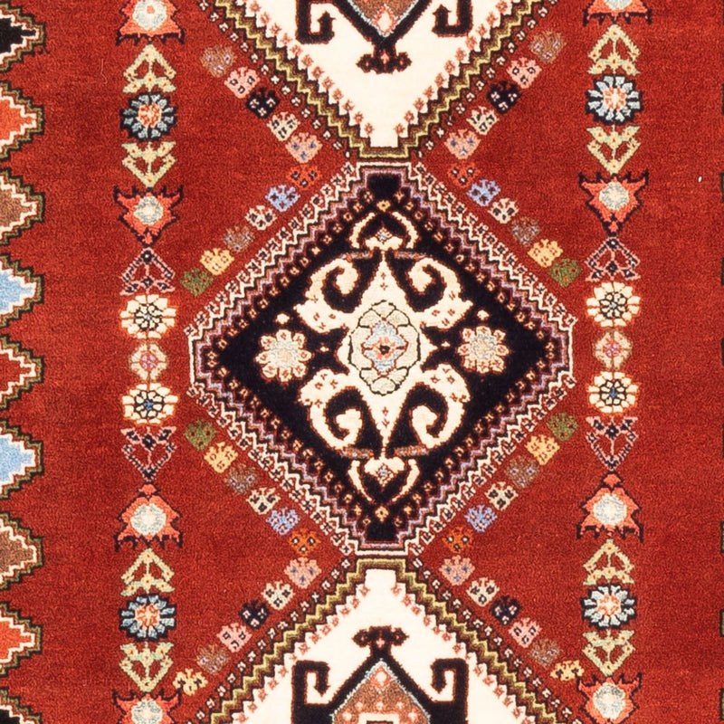 Runner Gabbeh Rug - Kashkuli Perser - 213 x 85 cm - red