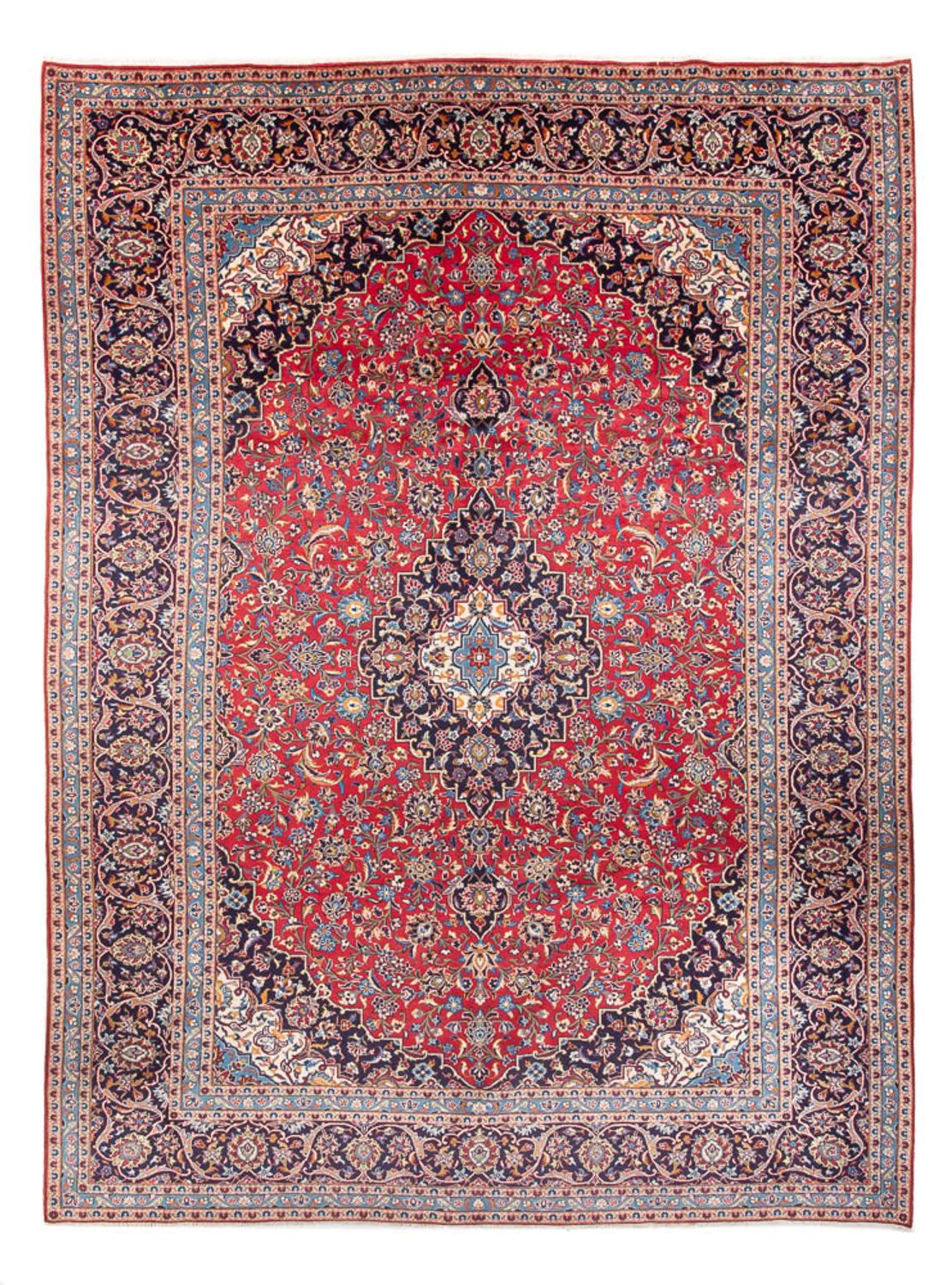 Perser Rug - Keshan - 400 x 292 cm - red