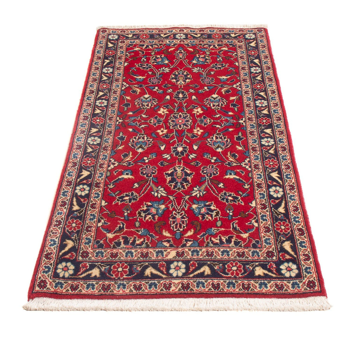 Runner Perser Rug - Keshan - 155 x 70 cm - red