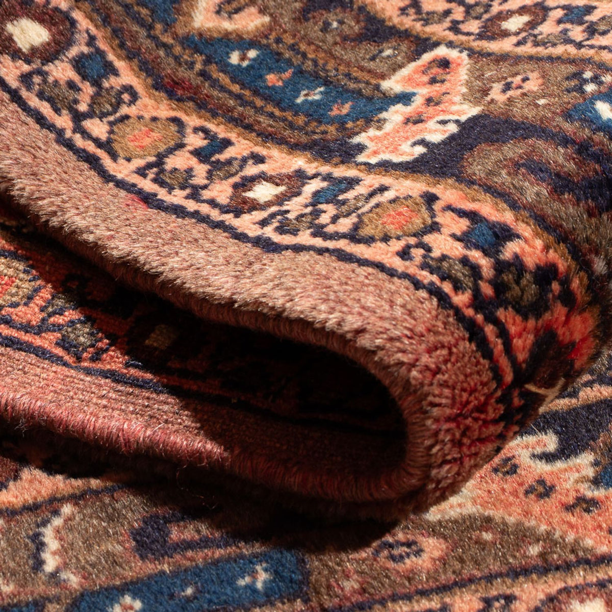 Perser Rug - Nomadic - 90 x 75 cm - blue