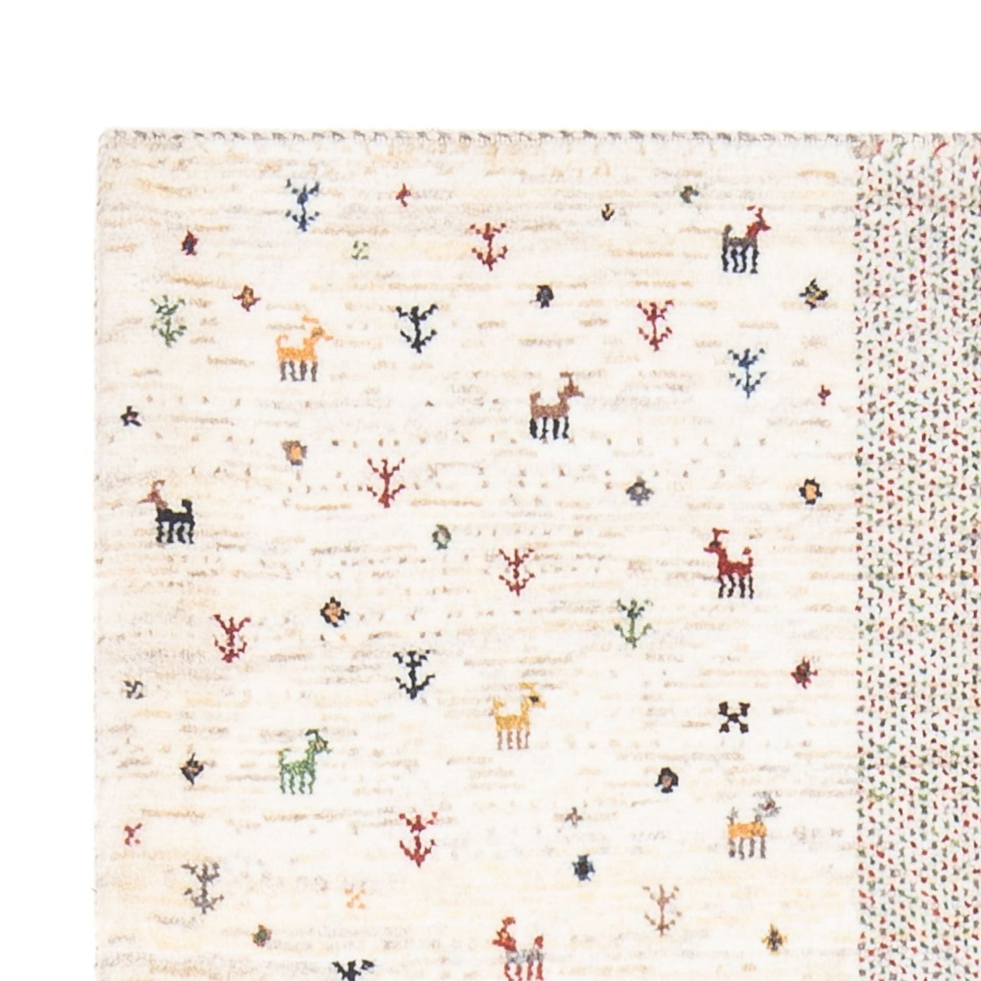 Loribaft Rug 128x86cm - Perserteppich Wollteppich