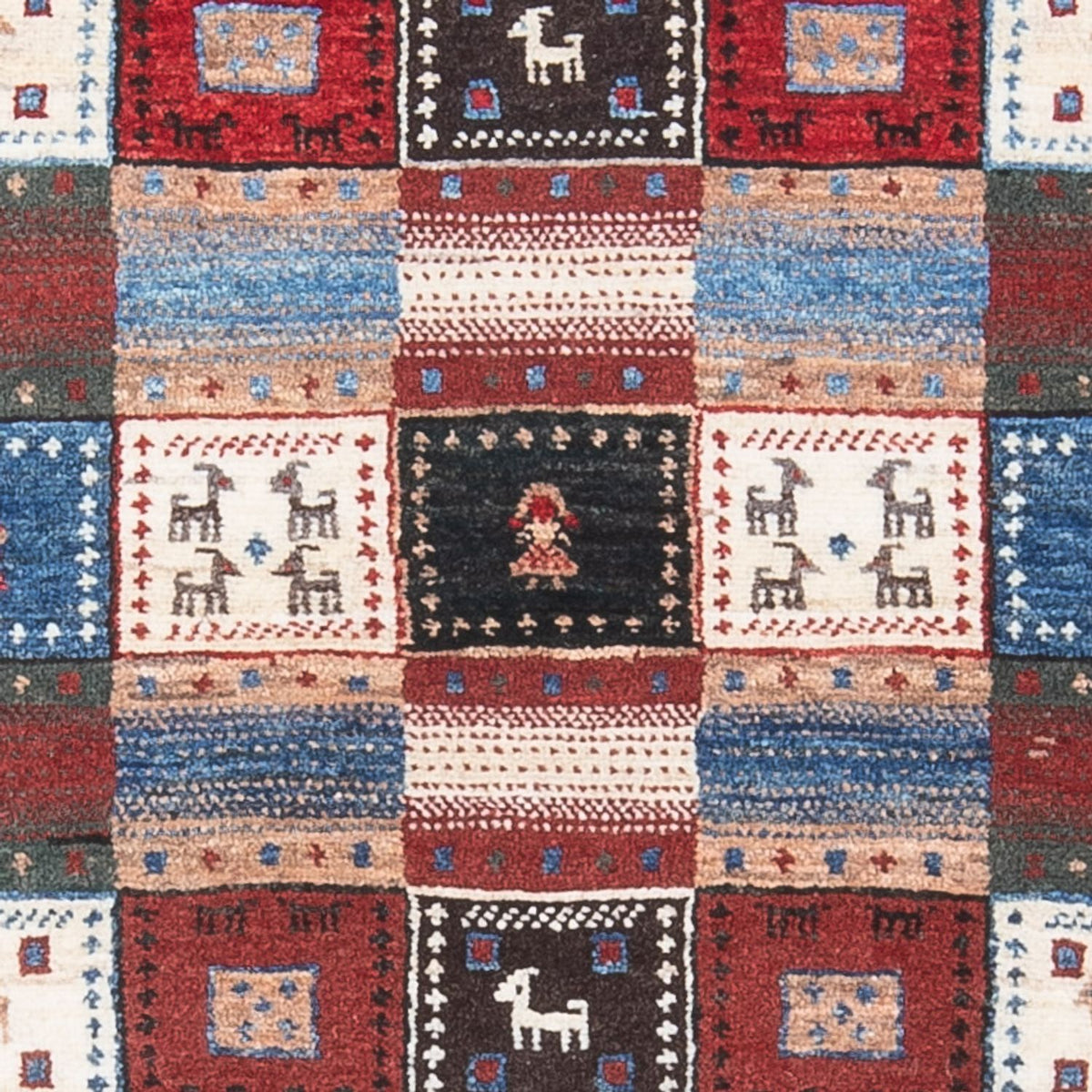 Gabbeh Rug - Loribaft Perser - 128 x 82 cm - multicolored