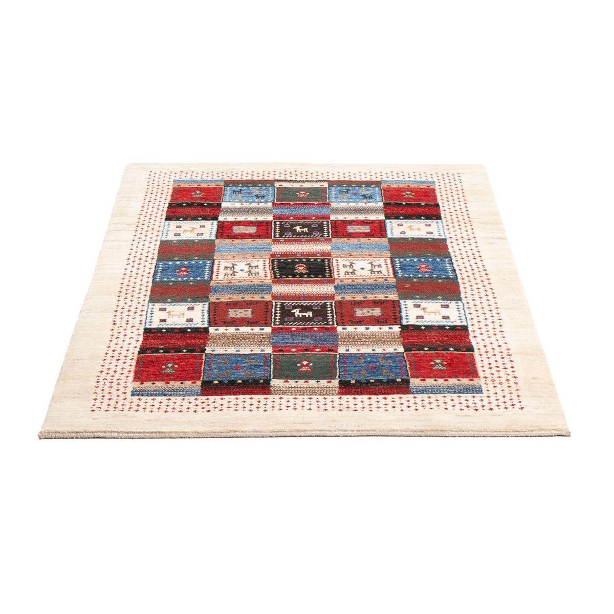 Gabbeh Rug - Loribaft Perser - 128 x 82 cm - multicolored