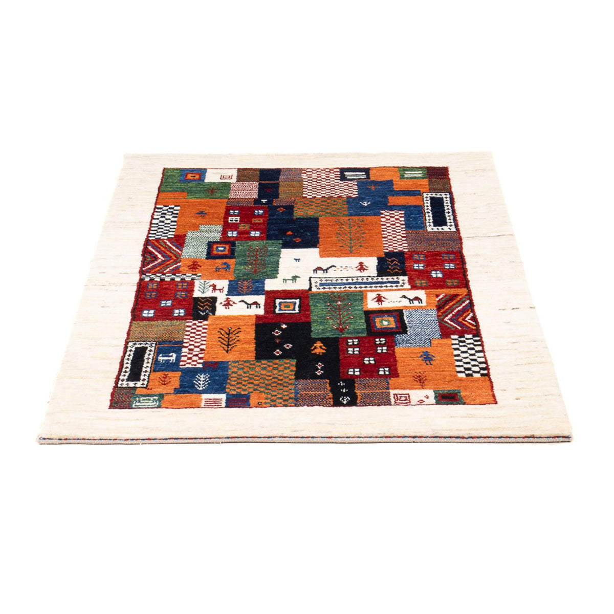 Gabbeh Rug - Loribaft Perser - 126 x 83 cm - multicolored