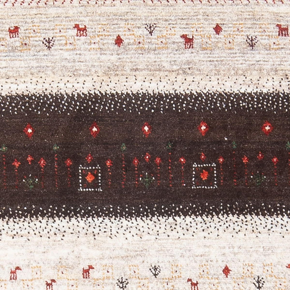 Gabbeh Rug - Loribaft Perser - 126 x 84 cm - multicolored