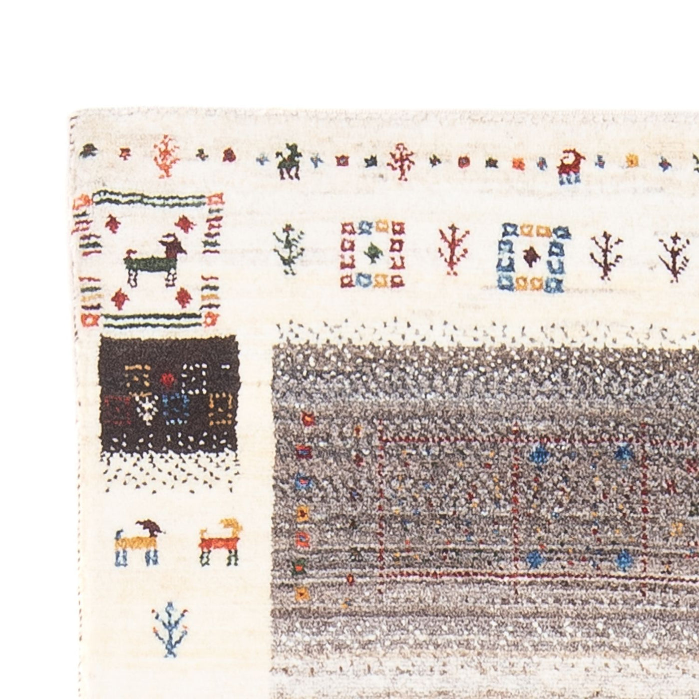 Loribaft Rug 126x84cm - Perserteppich Wollteppich