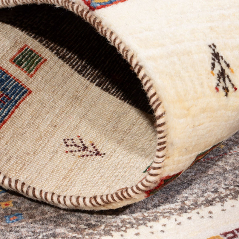 Gabbeh Rug - Loribaft Perser - 126 x 84 cm - multicolored