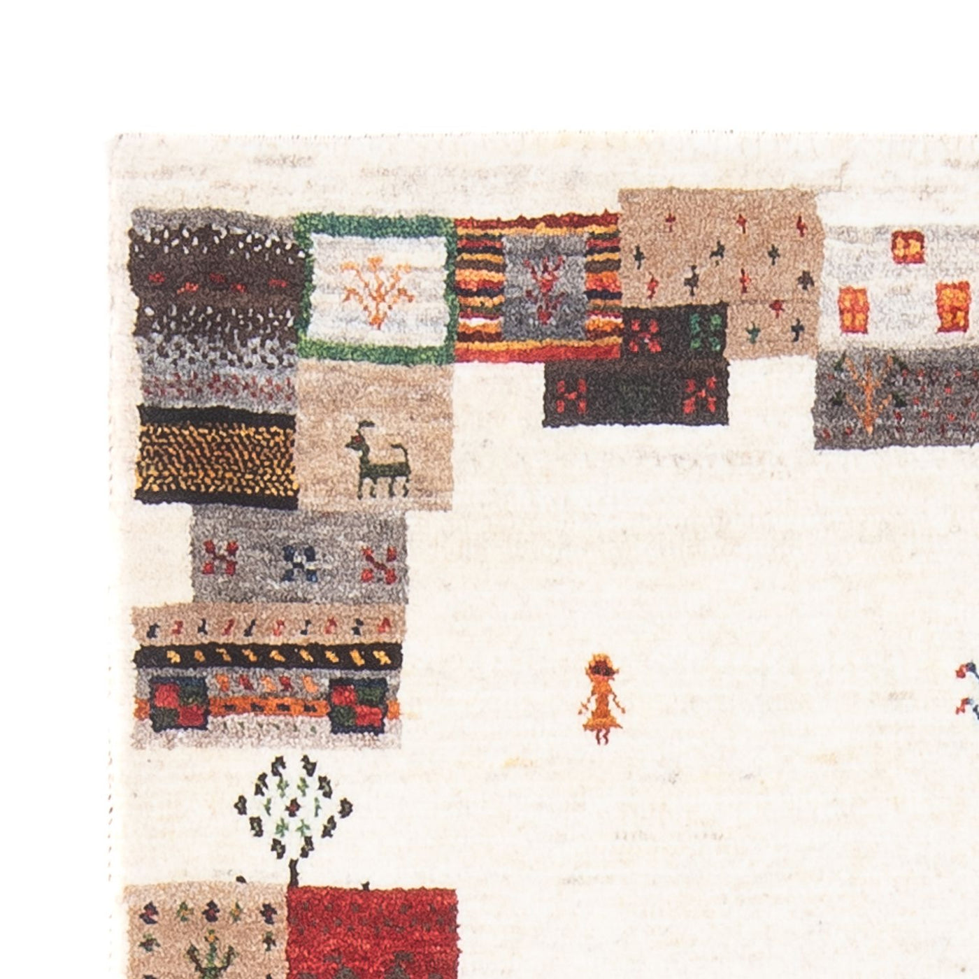 Loribaft Rug 126x88cm - Perserteppich Wollteppich