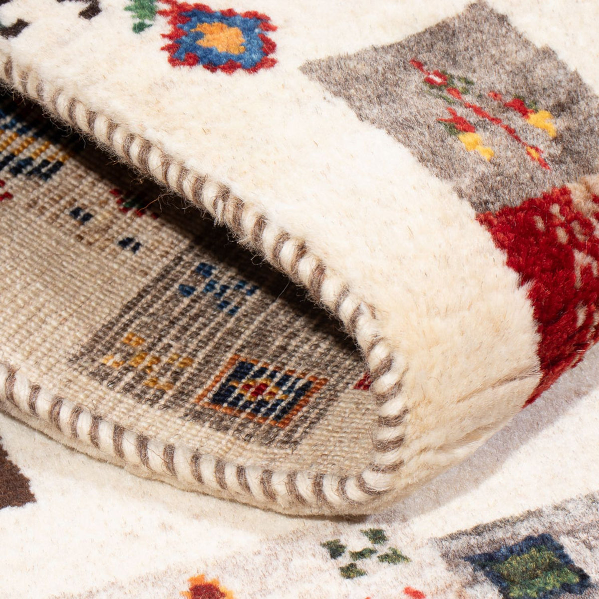 Gabbeh Rug - Loribaft Perser - 126 x 88 cm - multicolored