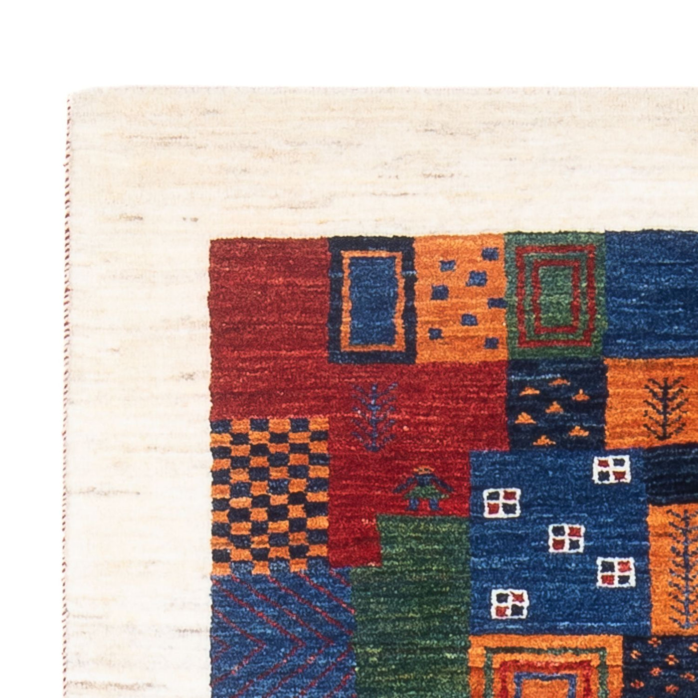 Loribaft Rug 132x86cm - Perserteppich Wollteppich