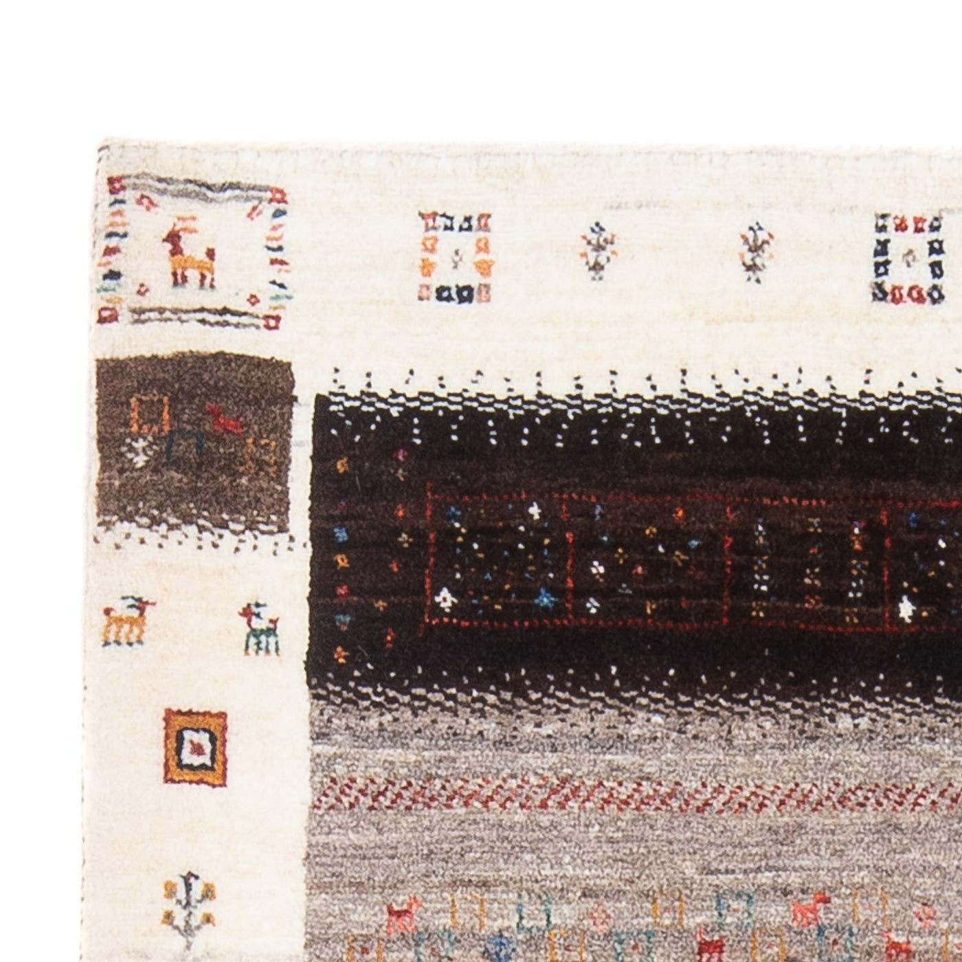 Loribaft Rug 125x87cm - Perserteppich Wollteppich