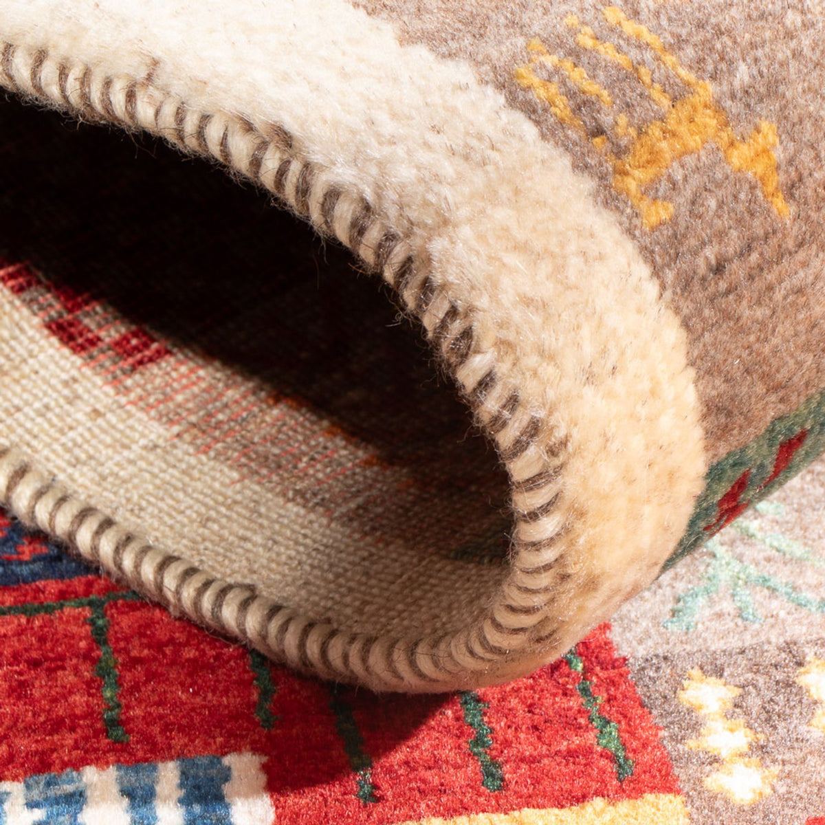 Gabbeh Rug - Loribaft Perser - 129 x 78 cm - multicolored