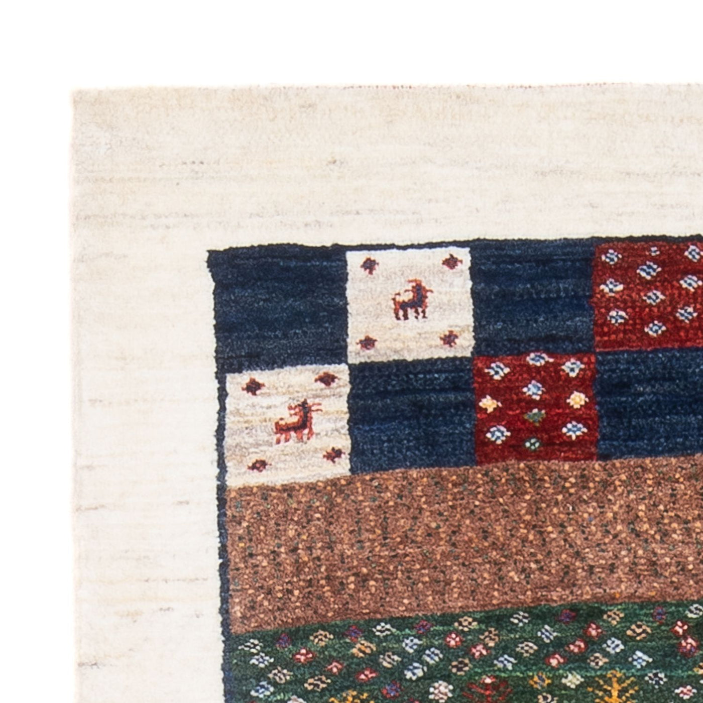Loribaft Rug 131x86cm - Perserteppich Wollteppich