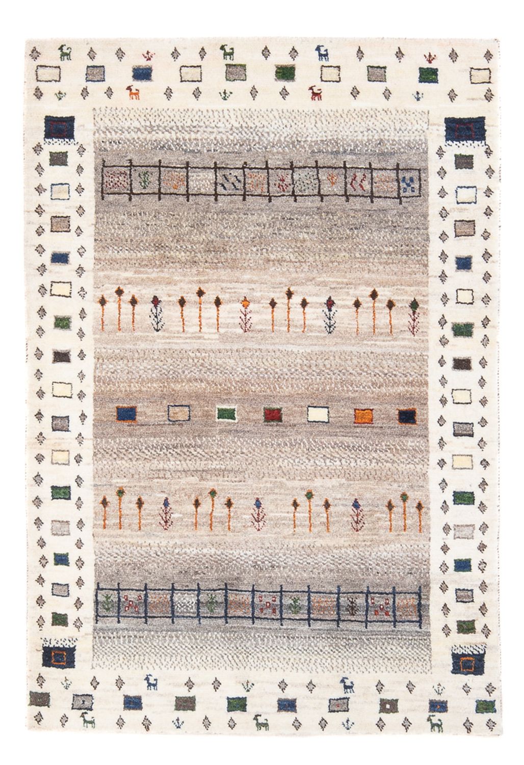 Gabbeh Rug - Loribaft Perser - 134 x 86 cm - multicolored