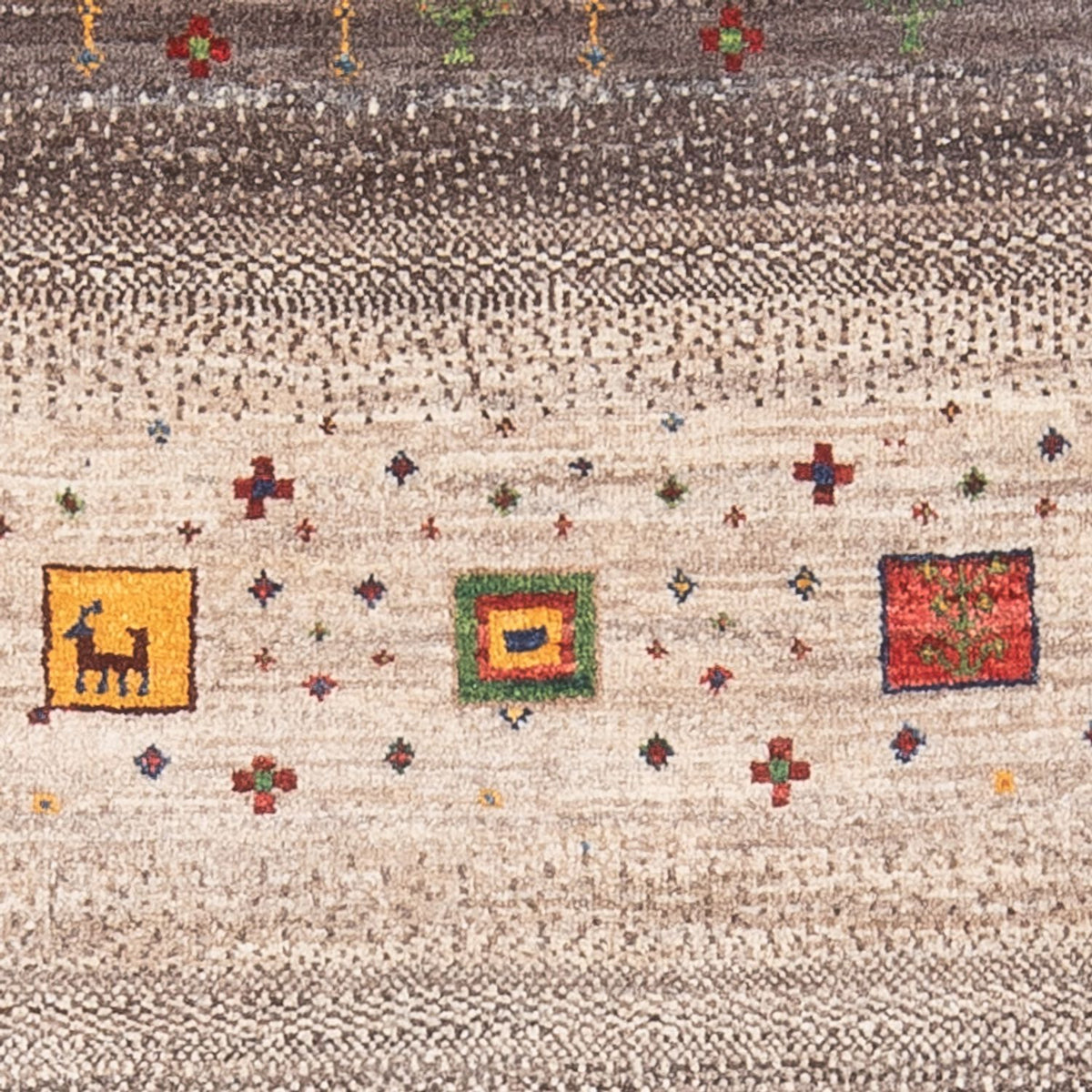 Gabbeh Rug - Loribaft Perser - 123 x 86 cm - multicolored