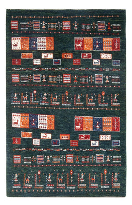 Gabbeh Rug - Loribaft Perser - 135 x 85 cm - dark green