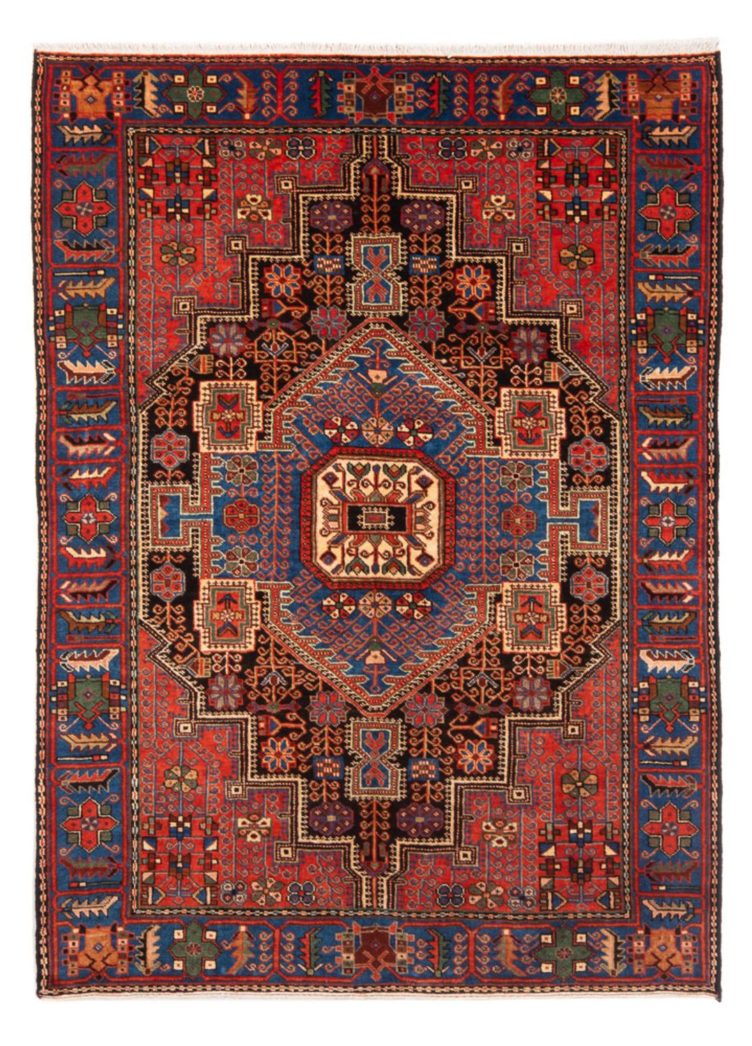 Perser Rug - Nomadic - 205 x 137 cm - blue