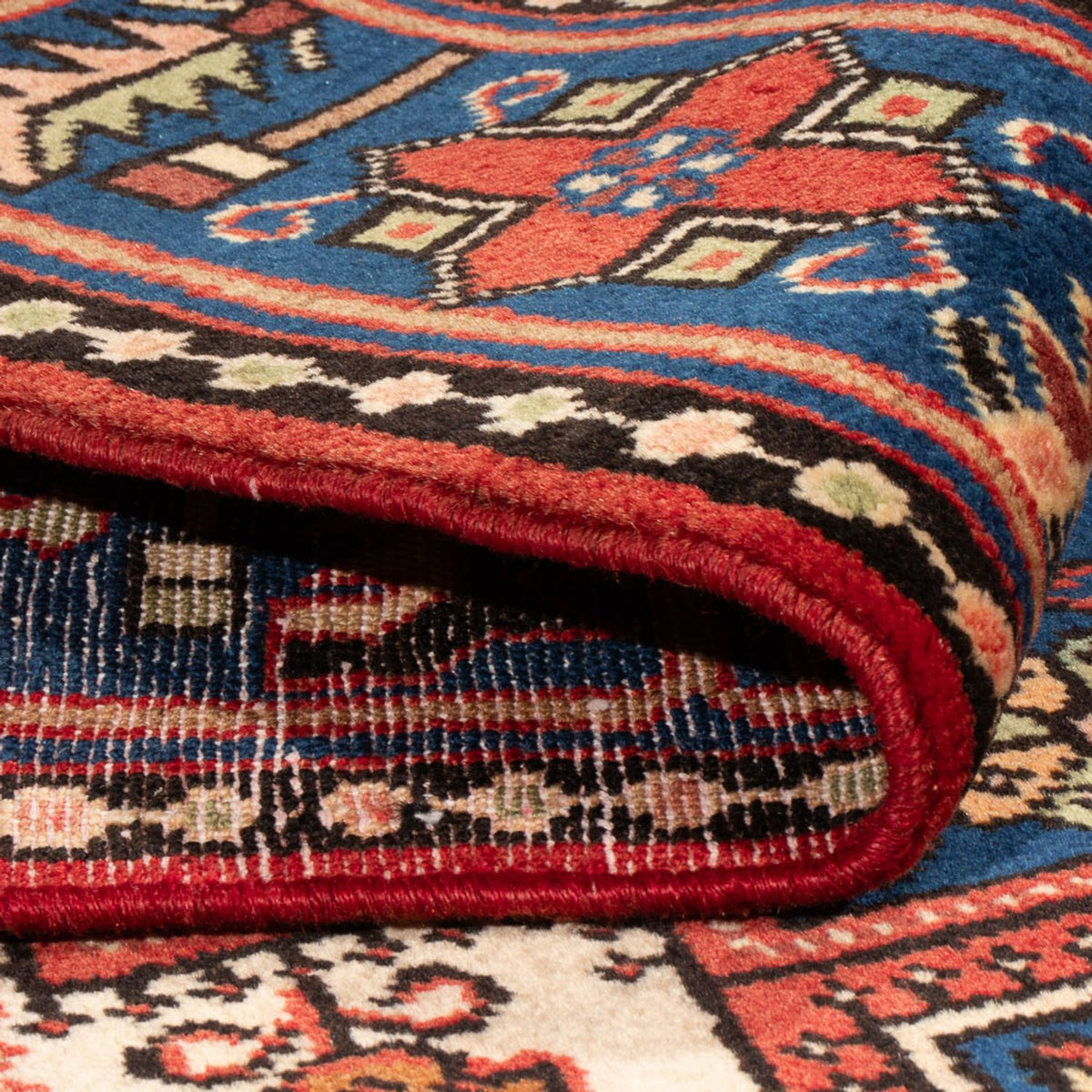 Perser Rug - Nomadic - 200 x 146 cm - blue