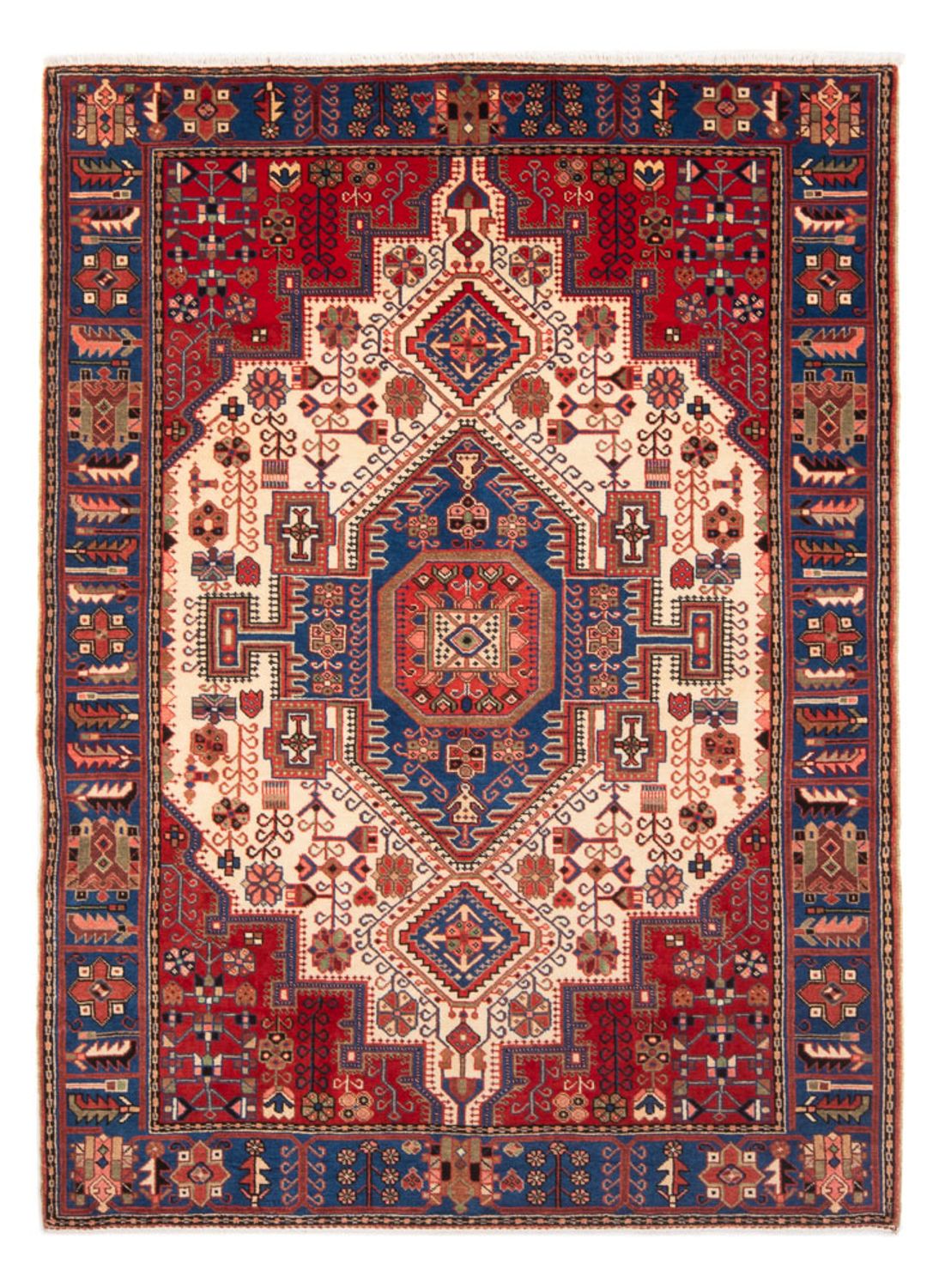 Perser Rug - Nomadic - 210 x 152 cm - blue