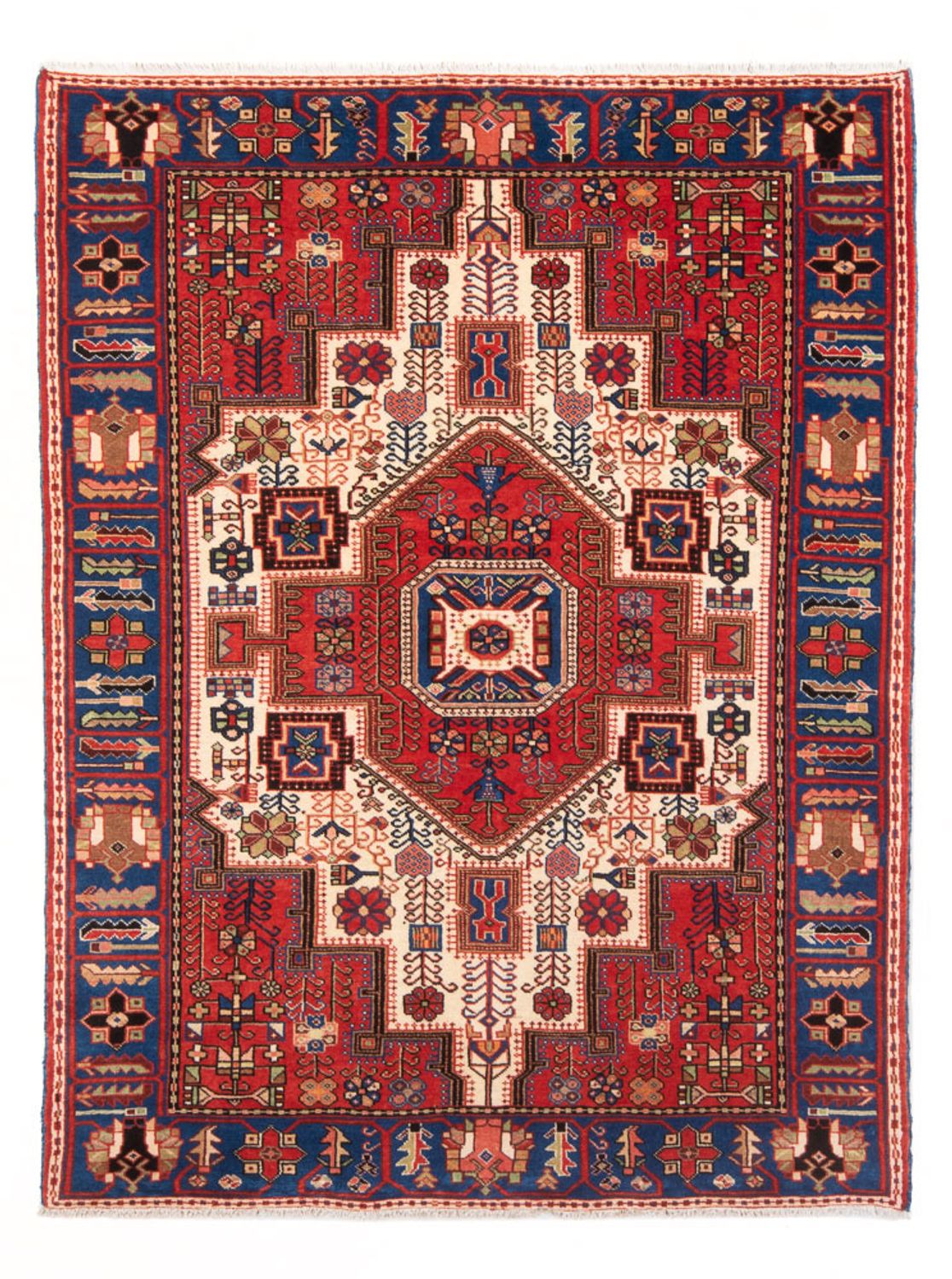 Perser Rug - Nomadic - 201 x 132 cm - red