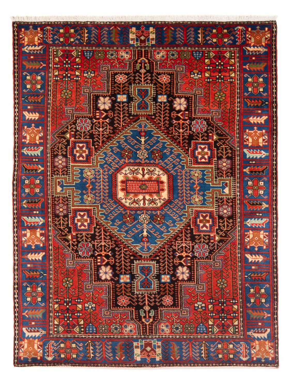 Perser Rug - Nomadic - 210 x 132 cm - blue