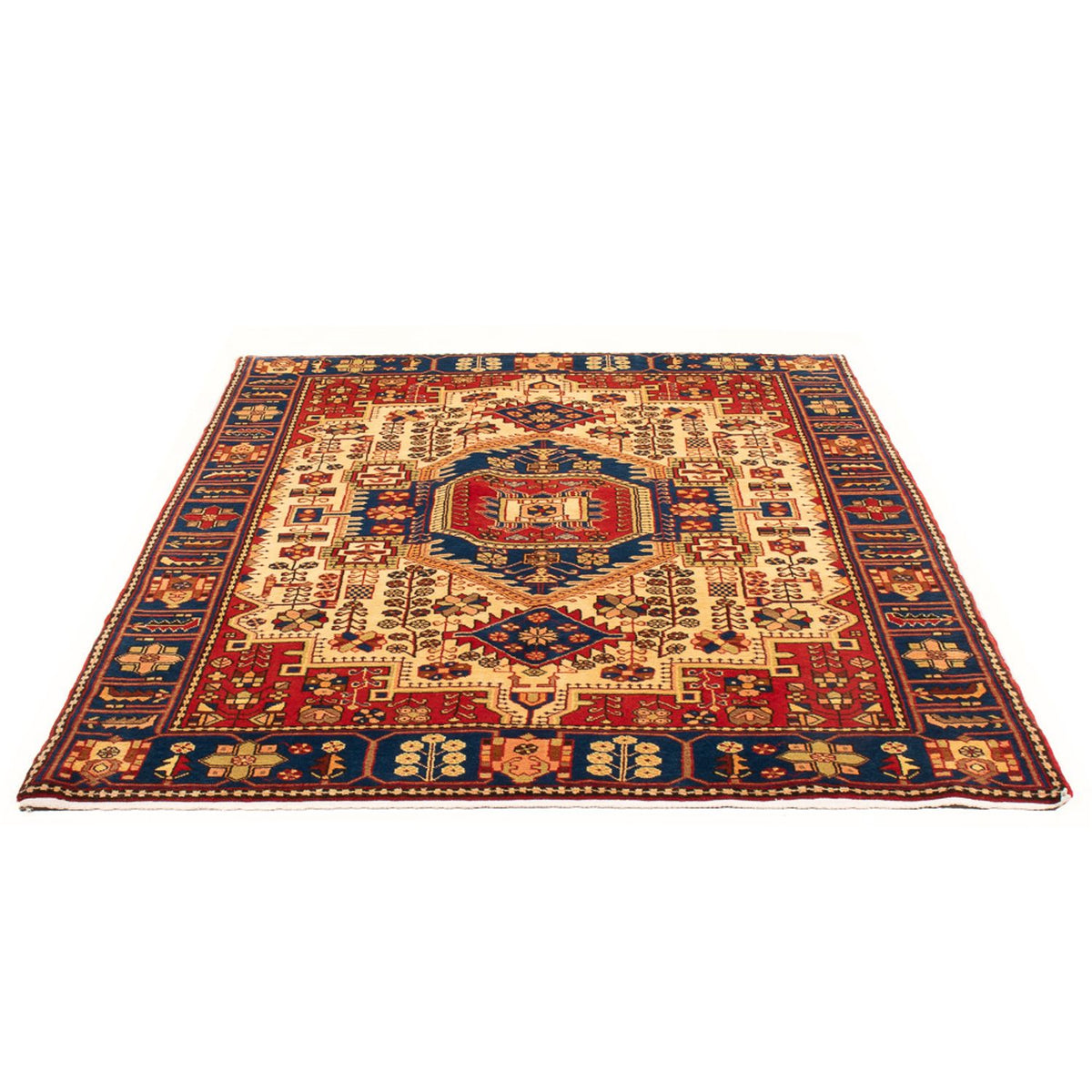 Perser Rug - Nomadic - 192 x 143 cm - blue