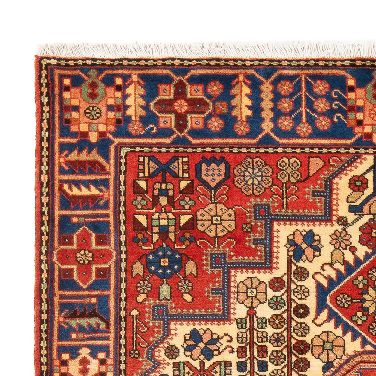 Perser Rug - Nomadic - 202 x 143 cm - red