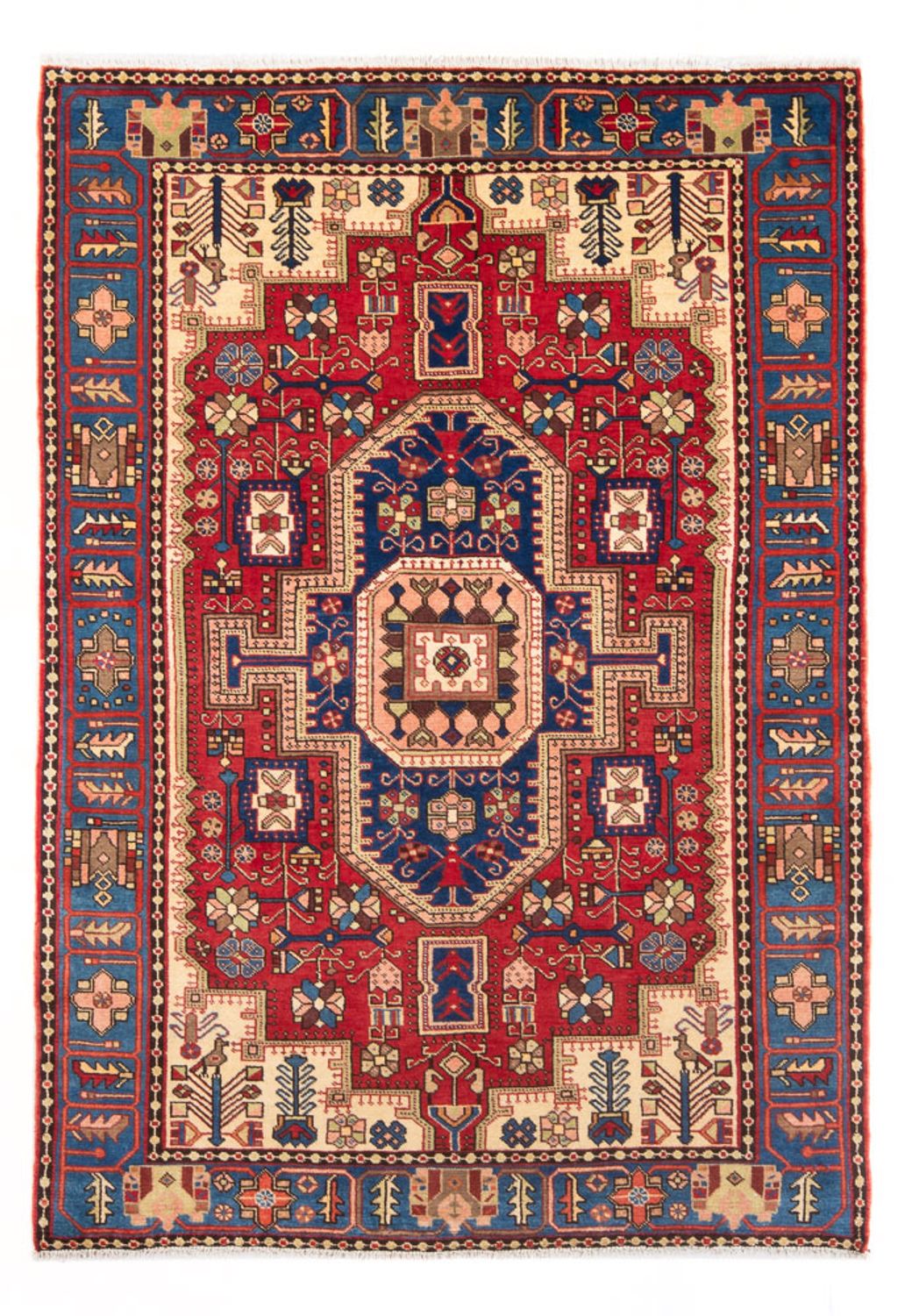 Perser Rug - Nomadic - 196 x 147 cm - blue